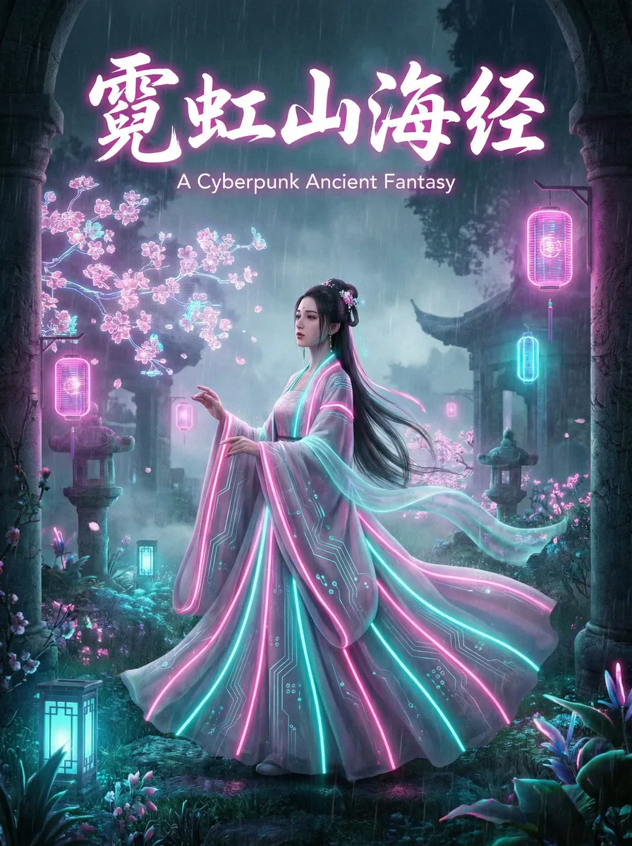 爸爸的朋友中字播放 古风奇缘短剧 - 霓虹山海经海报